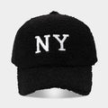 Winter Lamb Wool Letter Embroidery Warm Baseball Cap 6W6HAT527