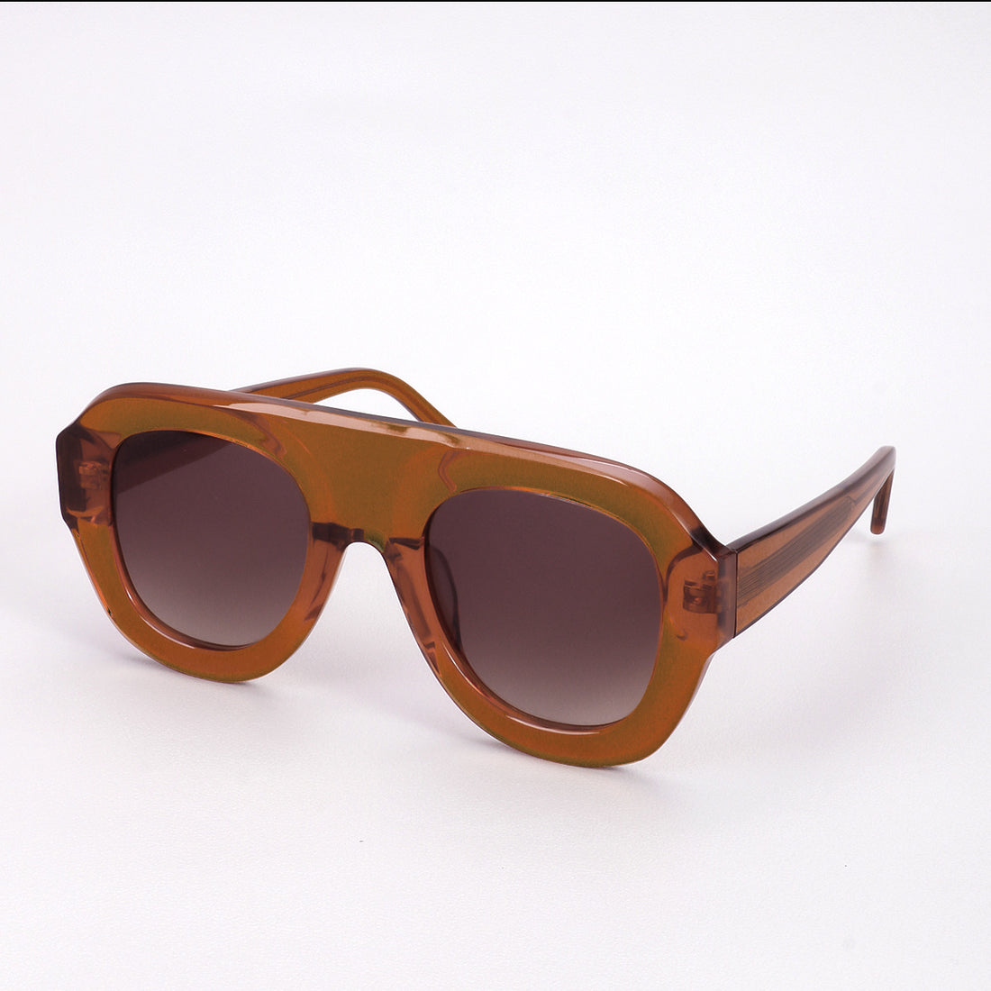 Retro Oversized Square Acetate Sunglasses DP25D955