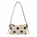 Vintage Polka Dots Canvas Shoulder Bag 6W10BBG1354