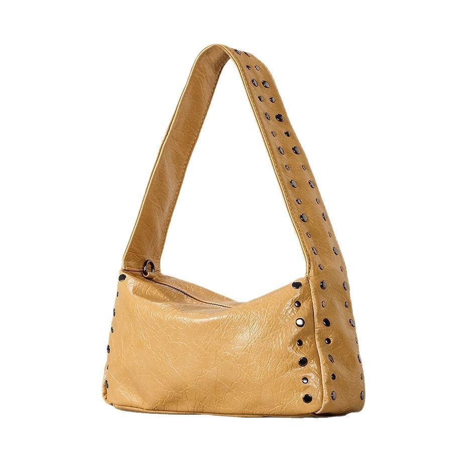 Studded Punk Shoulder Bag - DippedShop Wholesale - #9763