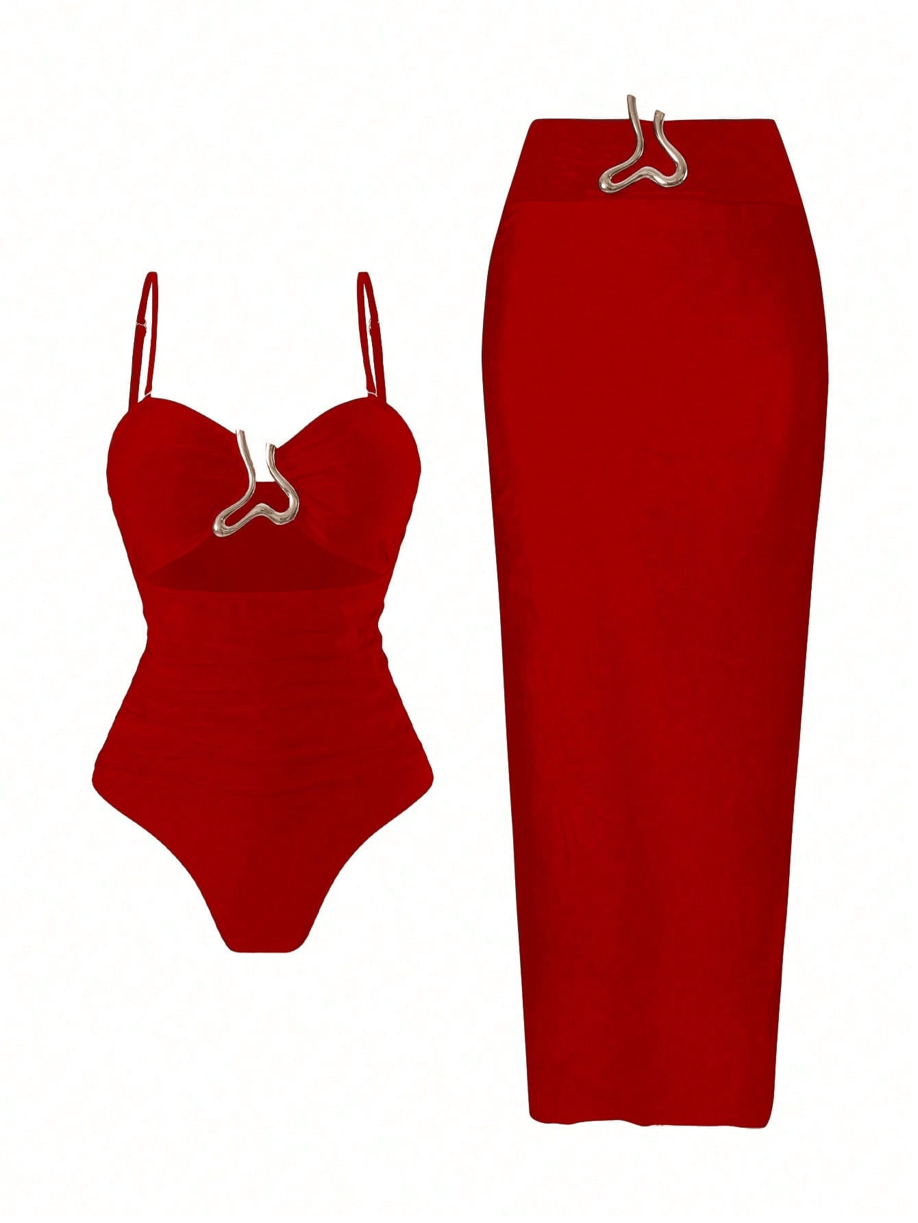 Solid Slim One Piece Swimwear - DippedShop Wholesale - #1443