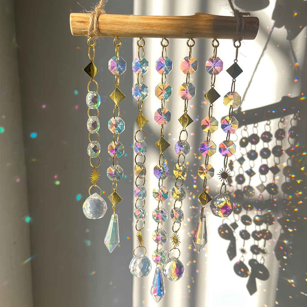 Dream Crystal Wind Chimes Tassel Suncatchers MK2CZAS6H7HLS76