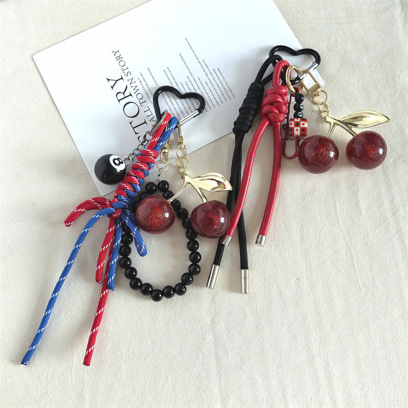 Cherry Pendant Bag Charm - DippedShop Wholesale - #7347