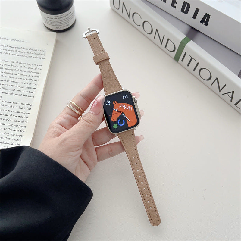 Simple Solid Color Slim Watch Band 6W6JWA134
