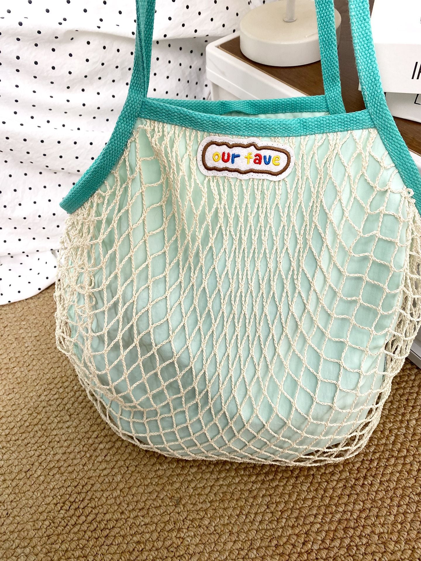 Dopamine Color Black Hollow Beach Handbag 8CW6BBG460L