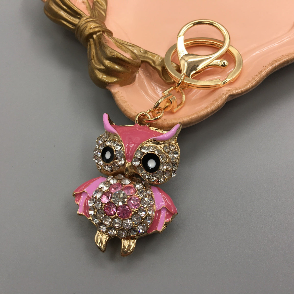 Owl Pendant Bag Charm - DippedShop Wholesale - #3347