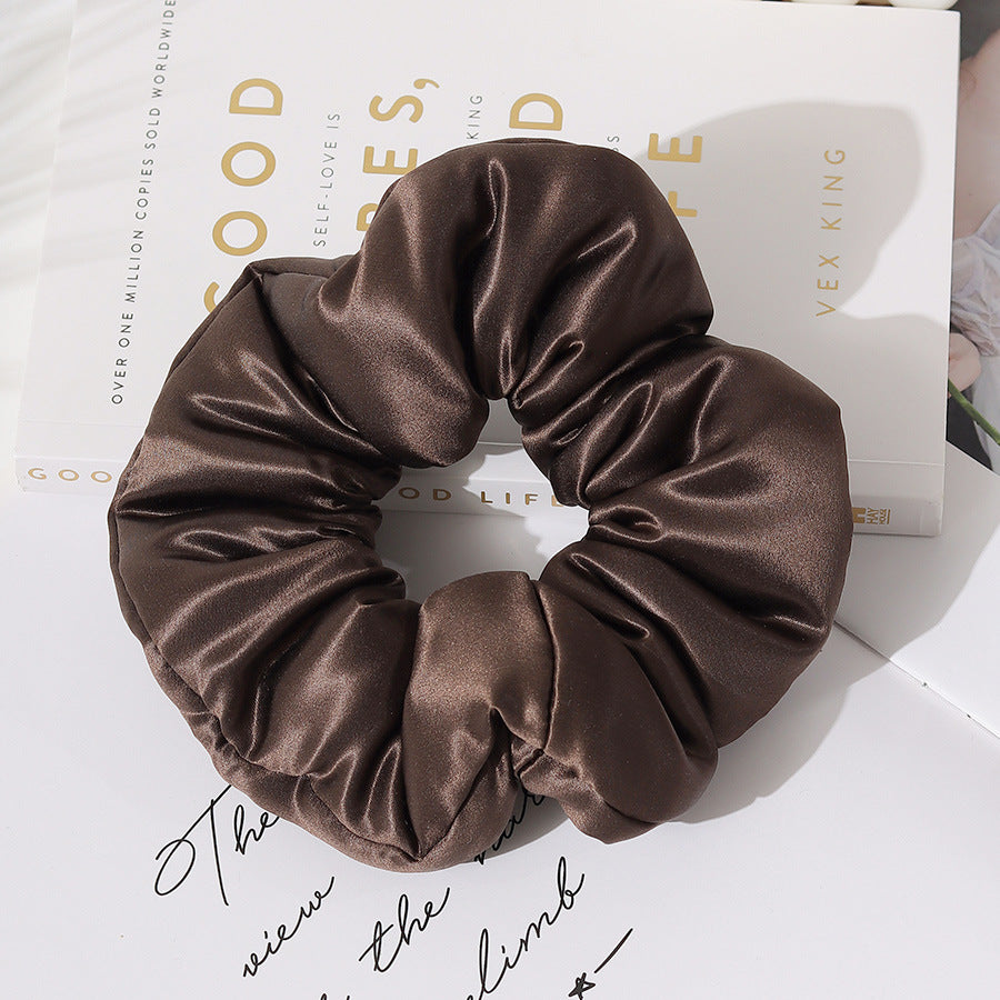 Minimalist Solid Color Puff Hair Scrunchies 6W6HSR331