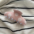 Fashion Colorful Large Polka Dot Hair Claw 6W6HCP1660
