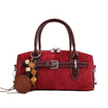 Trendy Suede Solid Color Crossbody Bag 6W10BBG1862