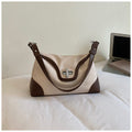 Stylish Color Block Metal Buckle Shoulder Bag 6W10BBG1350
