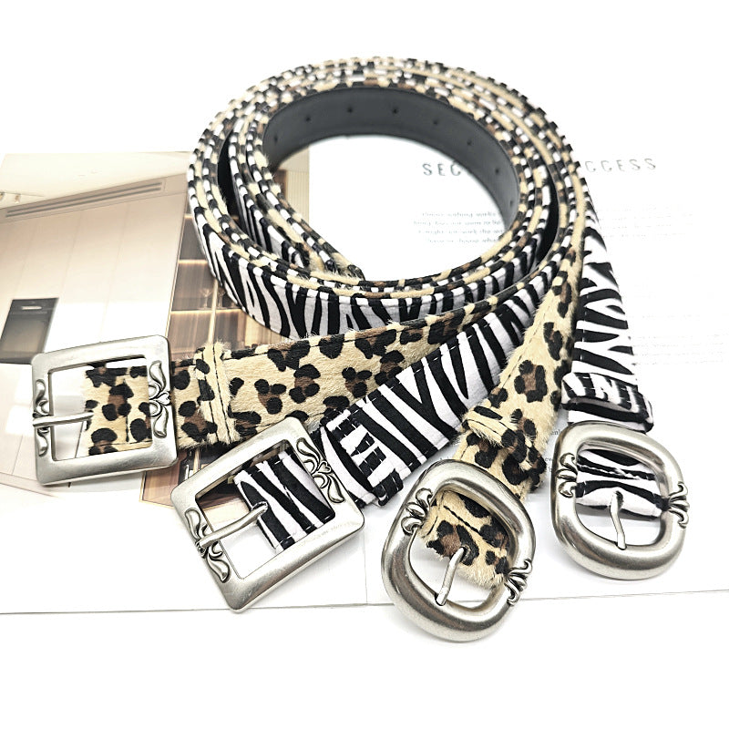 Leopard Zebra Punk Simple Belt DPWB0333