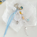 Fresh Pearl Chain Conch Pendant Keychain Bag Charm 6W10BBC382