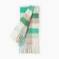 Colorful Plaid Tassel Warm Scarf 6W6NSW275