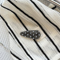 Elegant Glitter Star Pattern Droplet Hair Clip 8AS6HCP393L