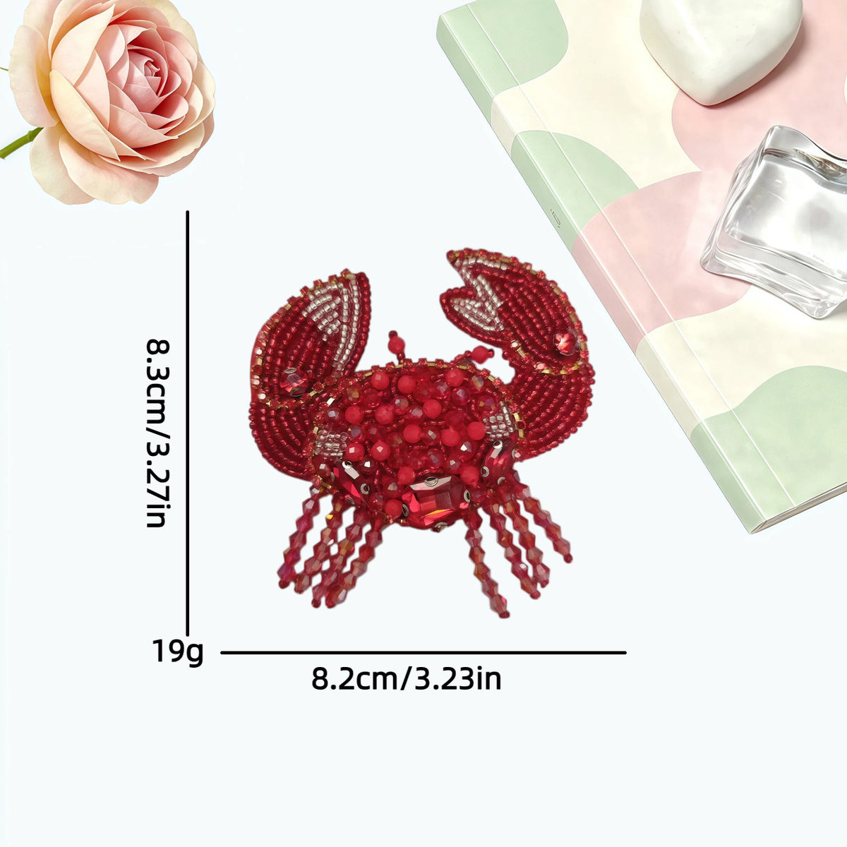 Creative Handmade Beads Jellyfish Bag Charm 6W10BBC799