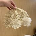 Elegant 3D-Florall Crochet Hollow Out Knit Beanie MK2CK6W6HAT68