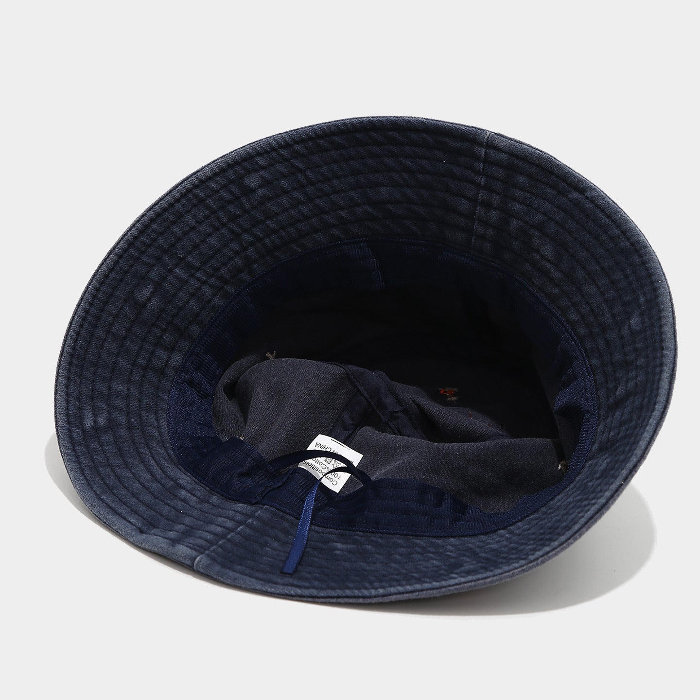 Casual Distressed Embroidery Packable Bucket Hat 8BK6HAT181L