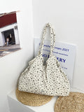 Plaid Drawstring Shoulder Bag - DippedShop Wholesale - #3971