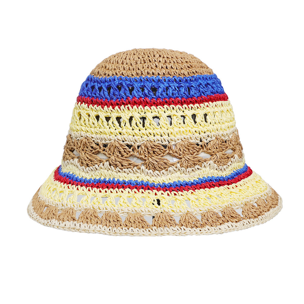 Color Block Striped Knit Hat - DippedShop Wholesale - #4883