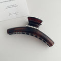 Eleagnt Pearl Large Acetate Hair Claw MK2PPIM6W6HCP1263