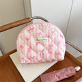 Colorful Polka Dots Quilted Shell Makeup Bag MK2BW6S10BOB123