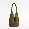 Hollow Woven Straw Shoulder Bag - DippedShop Wholesale - #7827