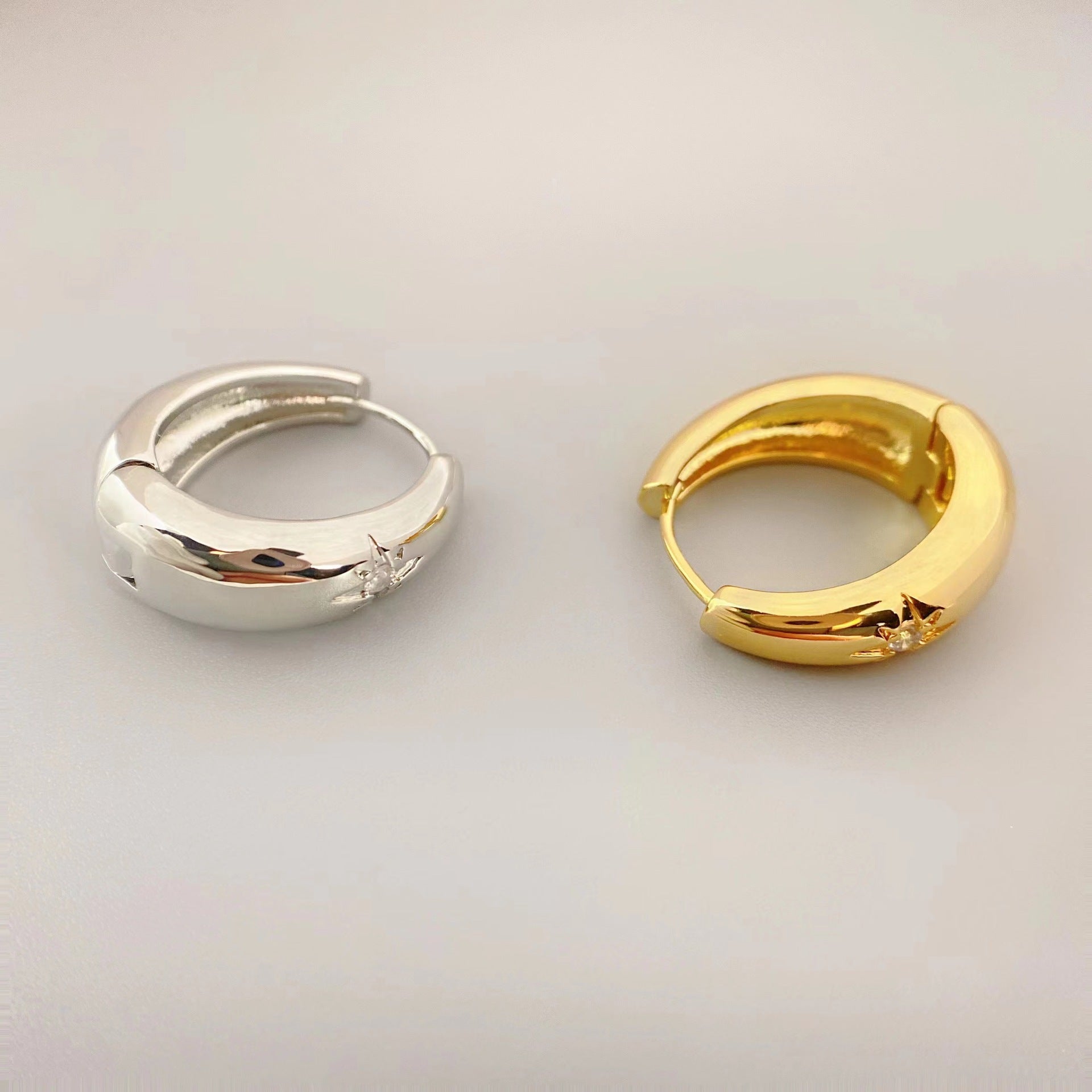 Trendy Gold Plated Cubic Zirco - DippedShop Wholesale - #9363