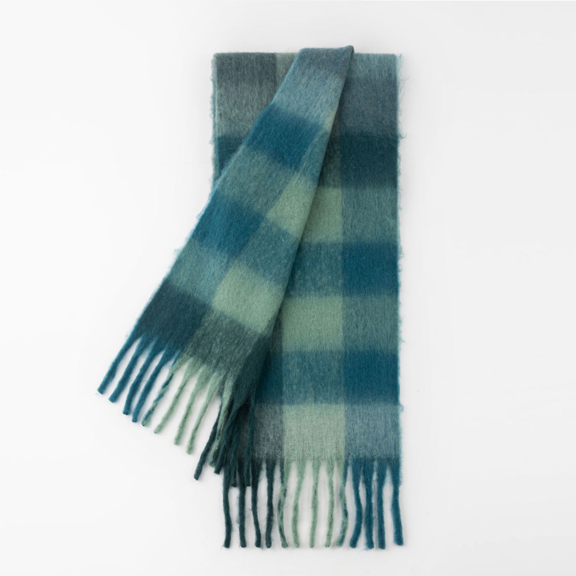 Colorful Plaid Tassel Warm Scarf 6W6NSW275