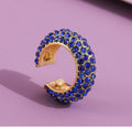 Retro Gold Plated Zirconia C-S - DippedShop Wholesale - #5843