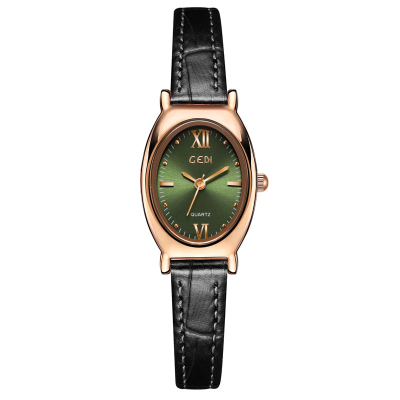 Elegant Oval Dial Analog Quartz Wrist Watch MK2SSAS6W6JWA06