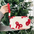 Sweet Bowknot Decor Large Capacity Cosmetic Bag 6C5CO283