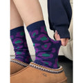 Houndstooth Crew Socks - DippedShop Wholesale - #4243