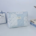 Simple Large Capacity Floral Quilted Makeup Bag 6S10BOB1036