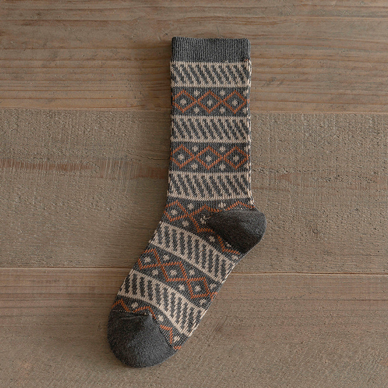 Boho Winter Thick Socks - DippedShop Wholesale - #6243