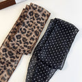 Vintage Leopard Print Silk Scarf 6W6NSI185