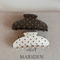 Cute Rhinestone Polka Dots No Slip Hair Claw 8AS6HCP283L