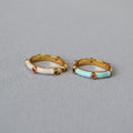 Boho Enamel Zircon Open Ring - DippedShop Wholesale - #5619