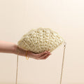 Shell Shaped Woven Crossbody Bag - DippedShop Wholesale - #2499