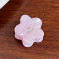 Cute Rhinestone Mini Flower Acetate Hair Claw 6W6HCP1247