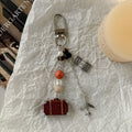 Vintage Handbag Plane Pendant Keychain Bag Charm 6W10BBC387