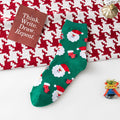 Cute Christmas Pattern Crew Socks 6W8FSO904