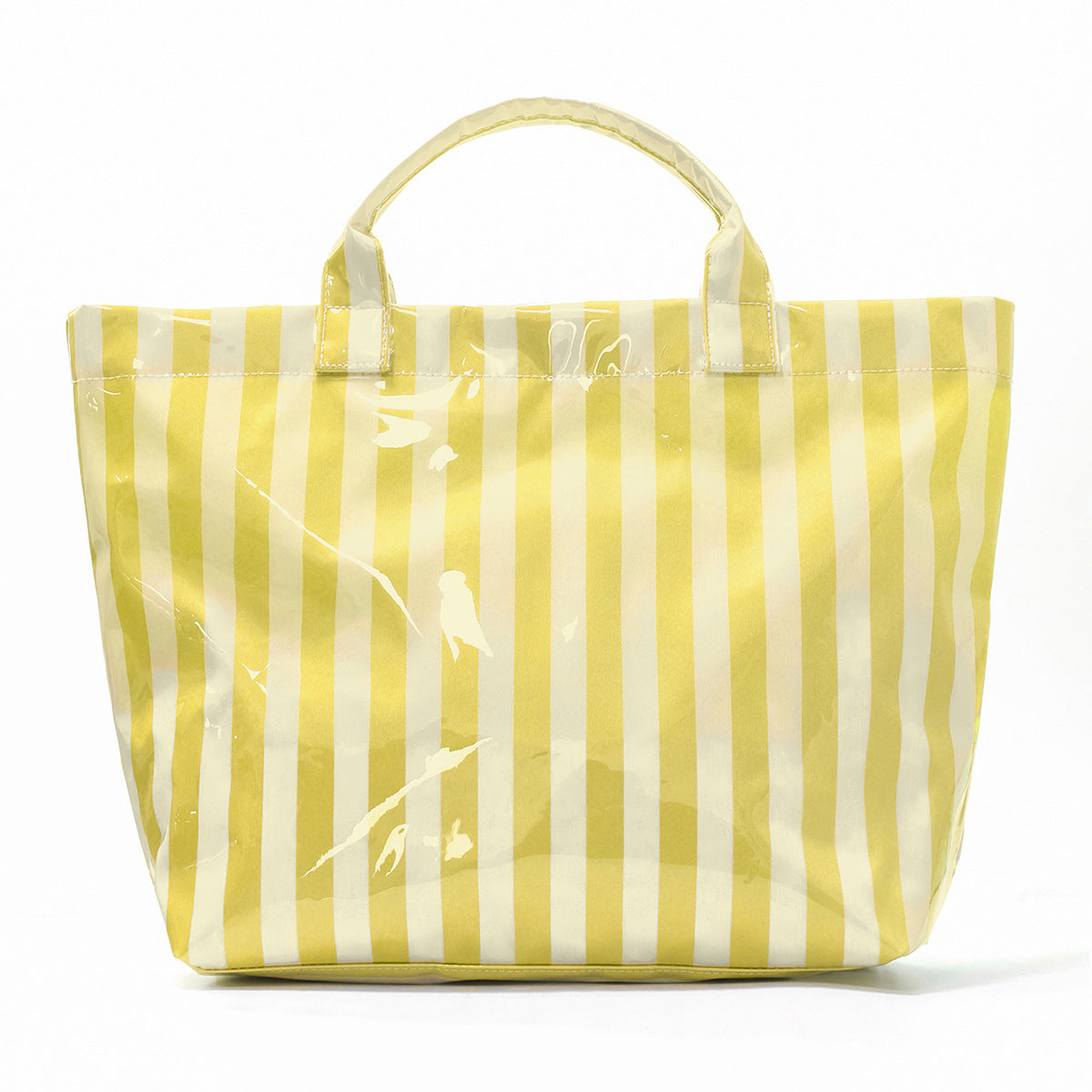 Minimalist Color Block Striped Portable Tote Bag MK2BLW6W10BBG585