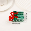 Cute Cartoon Christmas Gingerbread Hair Claw 6W6HCP1614