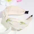 Cute Floral Print Bowknot Wide Headband MK2PIM6W6HBD77