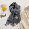 Reversible Fringe Scarf - DippedShop Wholesale - #7875