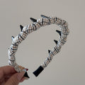 Vintage Plaid Print Weave Non-slip Headband 6W6HBD404