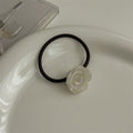 Refined 3D Rose Acetate Elastic Hair Tie MK2BW6W6HHT09