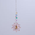 Colorful Crystal Ball Chain Floral Pendant Suncatchers MK2CZAS6H7HLS70