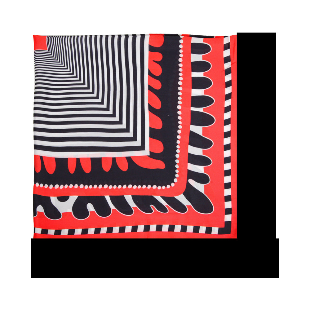 Cashew Print Silk Scarf - DippedShop Wholesale - #7203