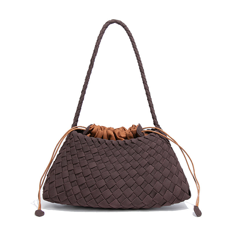 Simple Woven Crescent Underarm Shoulder Bag 6W10BBG2421